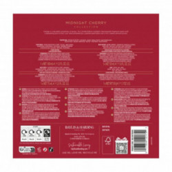 Baylis & Harding Midnight Cherry Luxury Travel Wash Bag Gift Set Dāvanu komplekts