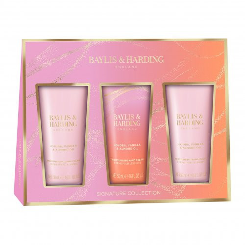Baylis & Harding Jojoba, Vanilla & Almond Oil Luxury Hand Treats Gift Set Roku krēma komplekts