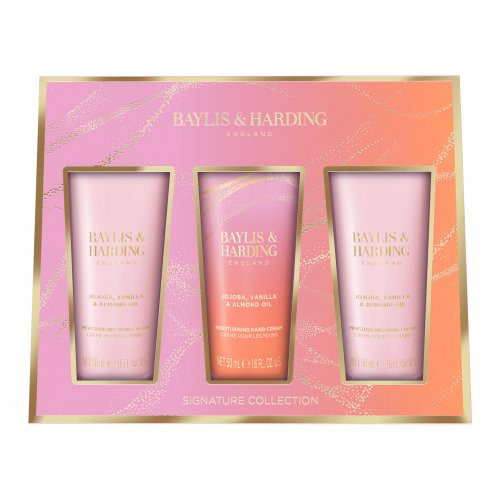 Baylis & Harding Jojoba, Vanilla & Almond Oil Luxury Hand Treats Gift Set Roku krēma komplekts