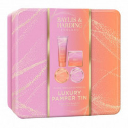 Baylis & Harding Jojoba, Vanilla & Almond Oil Luxury Pamper Tin Gift Set Dāvanu komplekts
