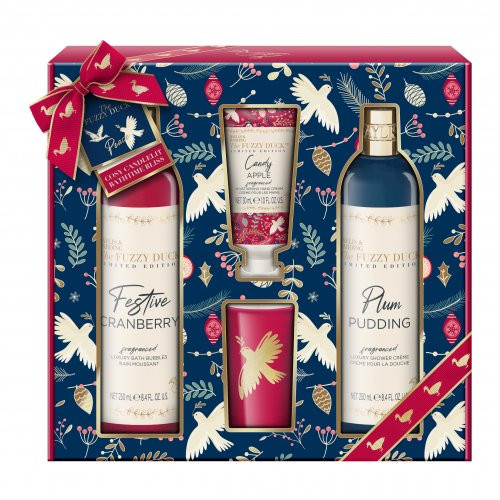 Baylis & Harding The Fuzzy Duck Winter Wonderland Luxury Candle Gift Set Svinīgs ķermeņa kopšanas komplekts