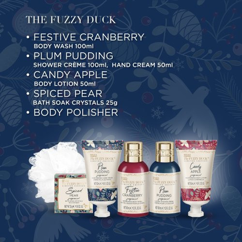 Baylis & Harding The Fuzzy Duck Winter Wonderland Luxury Pamper Gift Set Svinīgs ķermeņa kopšanas komplekts