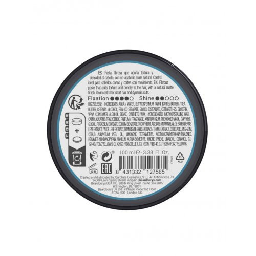 Beardburys Fiber-Flex Hair Fibrous Paste Apjomu piešķiroša pomāde 100ml