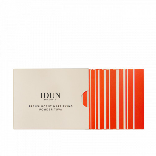 IDUN Mattifying Mineral Powder Caurspīdīgs kompaktais pūderis 3.5g