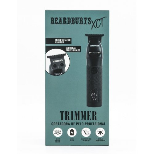 Beardburys Professional Detail XCT Trimmer Matu griešanas mašīnīte ar hipoalerģiskiem DLC asmeņiem 1gab.