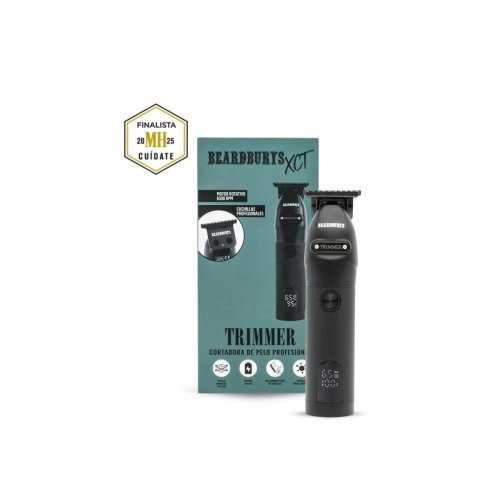 Beardburys Professional Detail XCT Trimmer Matu griešanas mašīnīte ar hipoalerģiskiem DLC asmeņiem 1gab.