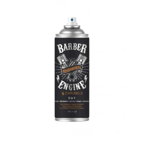 Beardburys Clipper Cleaning Spray 5in1 Barber Engine Matu griežamās mašīnas tīrīšanas sprejs 400ml
