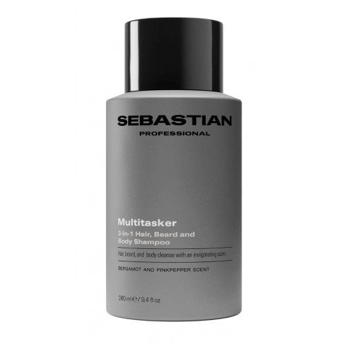 Sebastian Professional The Multitasker 3in1 Matu, bārdas un ķermeņa mazgāšanas gels 280ml