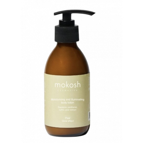Mokosh Moisturizing And Illuminating Body Lotion With Glow Effect Pear Ķermeņa losjons 200ml