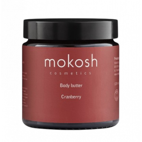 Mokosh Body Butter Cranberry Ķermeņa sviests 120ml