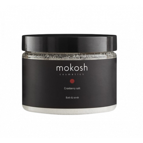 Mokosh Bath & Scrub Salt Cranberry Ķermeņa un vannas sāls 600g