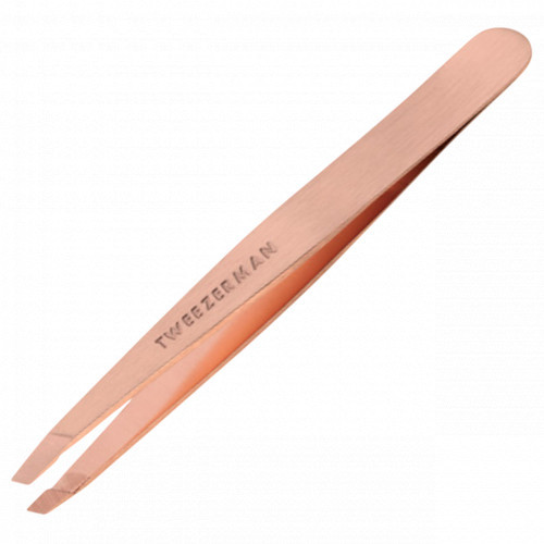 Tweezerman Rose Gold Classic Slant Tweezer Pince, rozā zelta 1gab.