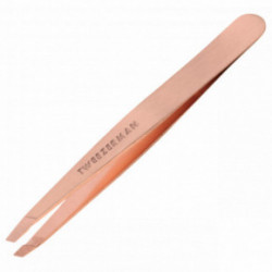 Tweezerman Rose Gold Classic Slant Tweezer Pince, rozā zelta 1gab.