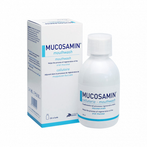 Mucosamin Mouthwash Mutes skalojamais līdzeklis 250ml
