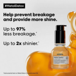 L'Oréal Professionnel Metal Detox Daily Anti-deposit Protector Concentrated Oil Eļļa krāsas aizsardzībai un pret matu lūšanu 50ml