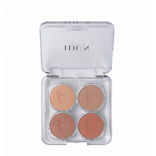 IDUN 4-color Eye Shadow Palette Minerālu 4 toņu acu ēnas 4g