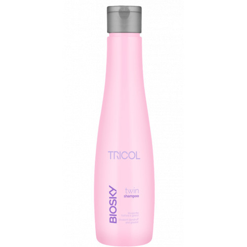 Biosky Twin Shampoo Šampūns taukainai un lobāmai galvas ādai 250ml