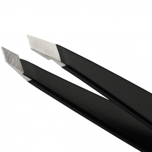 Tweezerman Black Classic Slant Tweezer Pincete, melna 1gab.
