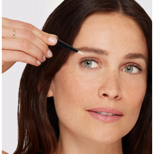 Tweezerman Sparkling Black Classic Slant Tweezer Pincete, spīdīga 1gab.