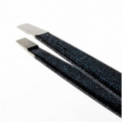 Tweezerman Sparkling Black Classic Slant Tweezer Pincete, spīdīga 1gab.