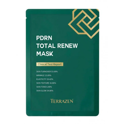 Terrazen PDRN Total Renew Mask Lokšņu sejas maska 25ml