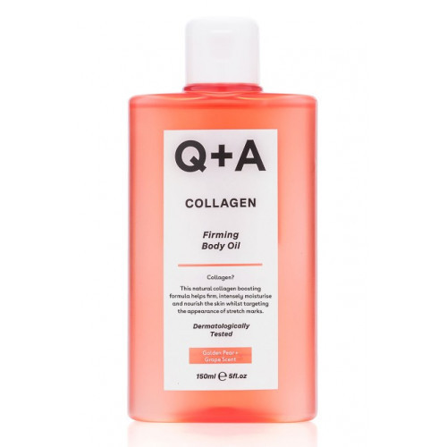 Q+A Collagen Firming Body Oil Nostiprinoša ķermeņa eļļa 150ml