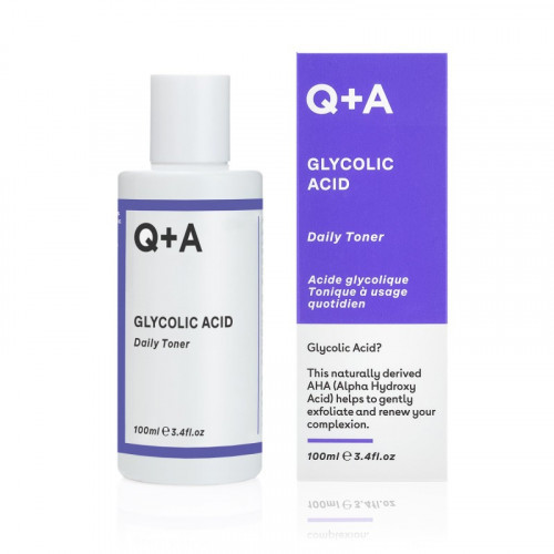 Q+A Glycolic Acid Daily Toner Sejas toneris ar glikolskābi 100ml