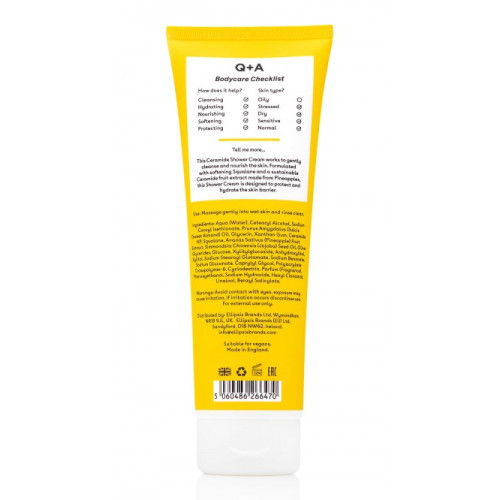 Q+A Ceramide Shower Cream Ķermeņa mazgāšanas līdzeklis ar keramīdu 250ml