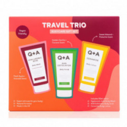 Q+A Travel Trio Bodycare Gift Set Ķermeņa kopšanas komplekts