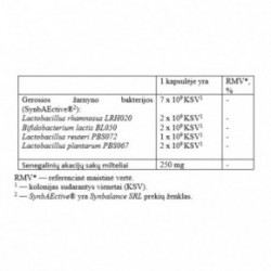 D-LAB Nutricosmetics Absolu Probiopure Uztura bagātinātājs gremošanas sistēmas un mikrofloras uzturēšanai 1 Mēnesim