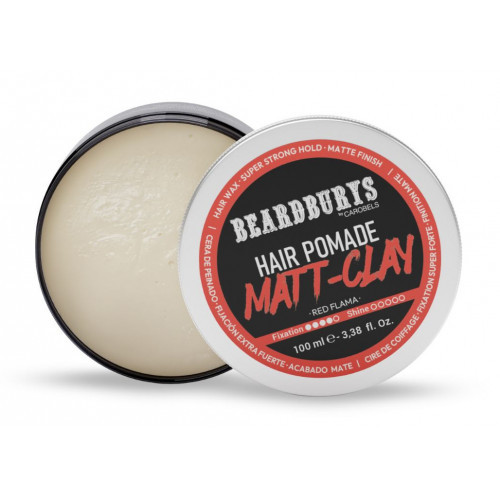 Beardburys Matt Clay Hair Pomade Noturīgs, matēts matu māls 100ml