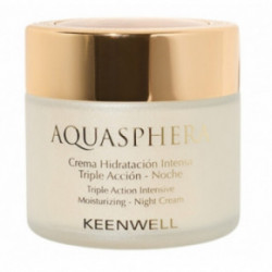 Keenwell Aquasphera Crema Hidratacion Intensa Nocha Trīskāršas iedarbības intensīvi mitrinošs nakts krēms 80ml