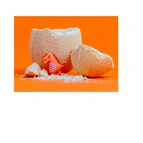 Martinelia Little Dinosauric Bath Bomb Egg with Surprise Vannas bumba ar pārsteigumu iekšpusē 100g