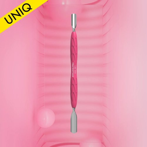 Staleks Uniq 10 Type 1 Manicure Pusher Gummy Manikīra instruments nagu kutikulu kopšanai Yellow
