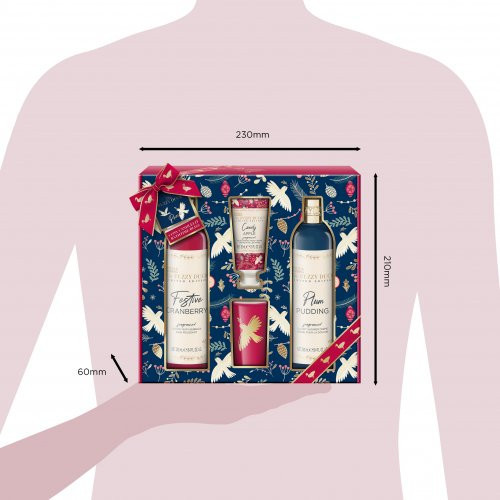 Baylis & Harding The Fuzzy Duck Winter Wonderland Luxury Candle Gift Set Svinīgs ķermeņa kopšanas komplekts