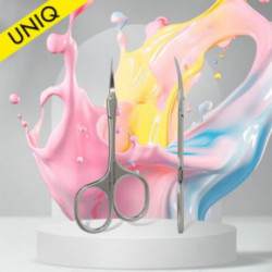 Staleks Uniq 20 Asymmetric Cuticle Scissors Profesionālas kutikulas šķēres Type 4
