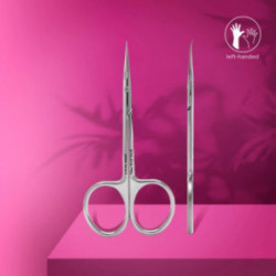 Staleks Expert 13 Cuticle Scissors For Left-Handed Users Profesionālas kutikulas šķēres ar āķi kreisās rokas lietotājiem Type 3