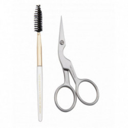 Tweezerman Brow Scissors & Brush Uzacu šķēru un otiņas komplekts