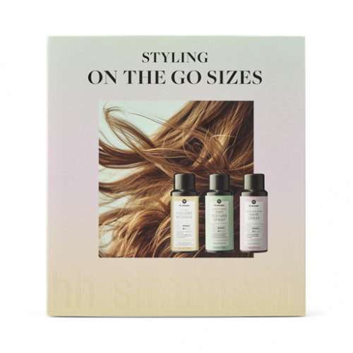 HH Simonsen Styling On The Go Sizes Hair Travel Set Matu kopšanas komplekts