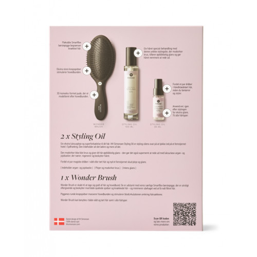 HH Simonsen Award Winning Styling Oil Hair Gift Box Matu kopšanas komplekts