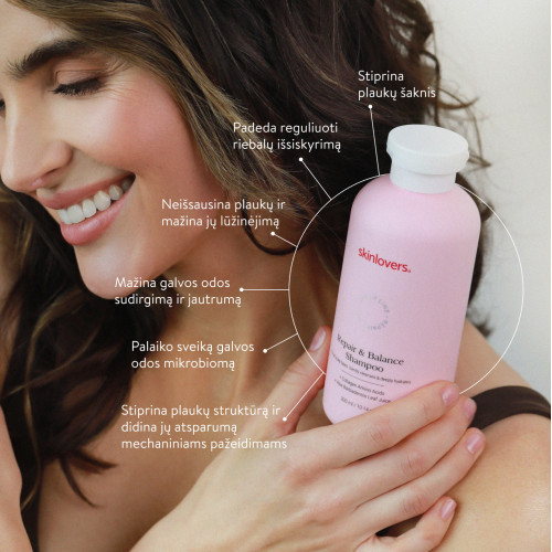 Skinlovers Repair & Balance Shampoo Atjaunojošs šampūns krāsotiem matiem 300ml