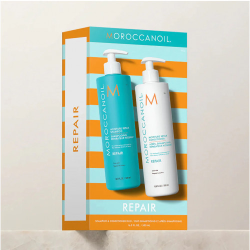 Moroccanoil Moisture Repair Shampoo & Conditioner Duo Matu atjaunošanas komplekts
