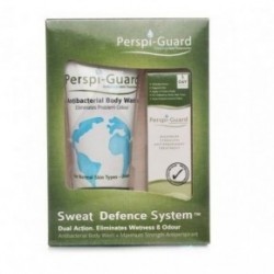 Perspi-Guard pretsviedru līdzeklis Perspi-Guard (30 ml.) un antibakteriāls ķermeņa mazgāšanas līdzeklis Perspi-Body Wash (200 ml)