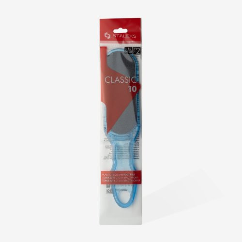 Staleks Classic 10 Type 2 Plastic Foot File Plastmasas pedikīra vīle 80/120 Grit
