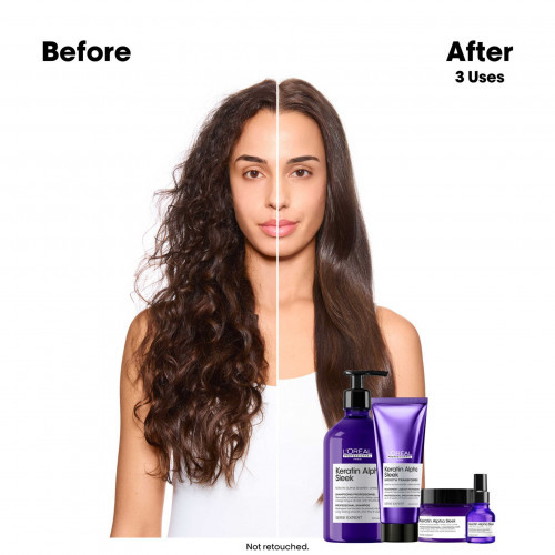 L'Oréal Professionnel Keratin Alpha Sleek Smoothing Treatment Matus taisnojošs līdzeklis 200ml