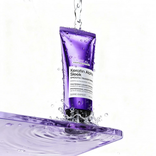L'Oréal Professionnel Keratin Alpha Sleek Smoothing Treatment Matus taisnojošs līdzeklis 200ml
