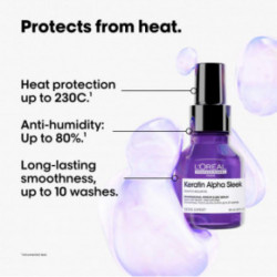 L'Oréal Professionnel Keratin Alpha Sleek Mirror Serum Matus izlīdzinošs serums 50ml