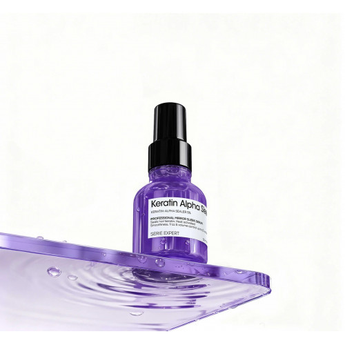 L'Oréal Professionnel Keratin Alpha Sleek Mirror Serum Matus izlīdzinošs serums 50ml