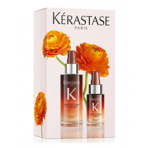 Kérastase Duo Spring Set 8H Magic Night Serum Nakts kopšanas līdzekļu komplekts matiem