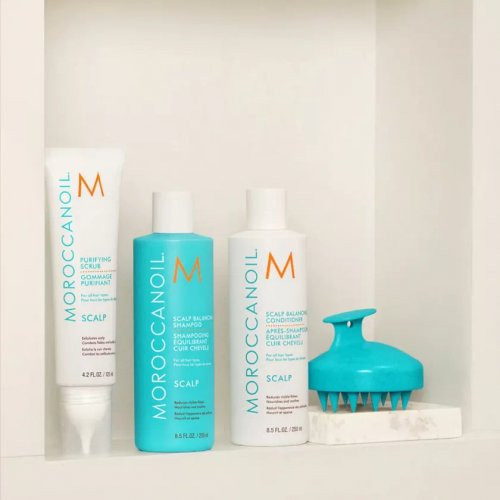 Moroccanoil Scalp Massage Brush Galvas ādas masētājs 1gab.
